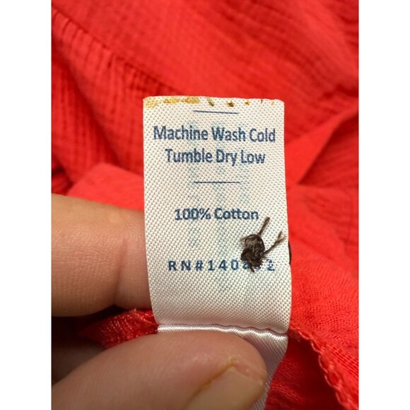 NWT Marine Layer Willow Doublecloth Midi Dress in Red Size XL - Picture 7 of 10